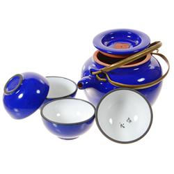 Chinese Glazed Clay Tea Set (DEC-052)