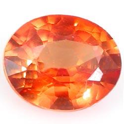 .75ct VERY RARE Fabulous Orange Sapphire Oval VVS RETAIL $ (GEM-4030)