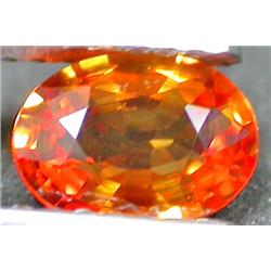 .94ct VERY RARE Phenomenal Orange Sapphire Oval VVS RETAIL $ (GEM-4140)