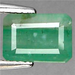 1.80ct Octagon Cut Top AAA Natural Green Colombian Emerald RETAIL $2200 (GEM-4362)