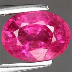 2.41ct Top AAA Pink Sapphire Nigeria VVS Oval Cut RETAIL $2650 (GEM-4370)