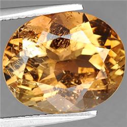 8.70ct Oval Cut Top AAA Imperial Topaz VVS RETAIL $6250 (GEM-4371)