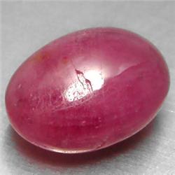 9.39ct Oval Cabochon Madagascar Pink Red Ruby RETAIL $3600 (GEM-4395)