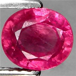 1.63ct Top AAA Pink Sapphire Nigeria VS Oval Cut RETAIL $1750 (GEM-4404)