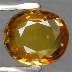 .90ct Attractive Oval Cut Yellow Gold Sapphire VVS RETAIL $1250 (GEM-4420)