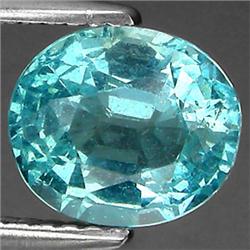 2.27ct Oval Cut Blue Green Natural Apatite VVS RETAIL $1550 (GEM-4438)