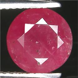 3.14ct Majestic Round Cut Pink Red Ruby Madascar RETAIL $1850 (GEM-4448)