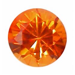 0.8ct. VERY RARE Excellent Orange Sapphire Heated  RETAIL $1350 (GEM-4125A)