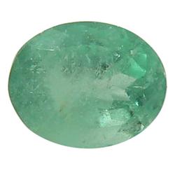 3.44ct VERY RARE Clean Colombian Emerald Oval  RETAIL $8750 (GEM-4287)