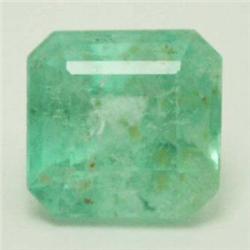 2.81ct VERY RARE Clean Colombian Emerald Cut  RETAIL $8875 (GEM-4288)
