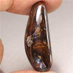 24.11ct RARE  Fancy Boulder Opal Cabochon Multicolor Natural  RETAIL $2200 (GEM-4332)
