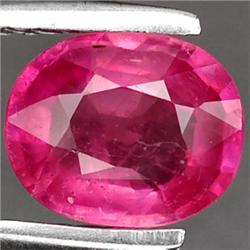 1.47ct Top AAA  Pink Sapphire Nigeria VS Oval Cut RETAIL $1450 (GEM-4442)