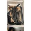 Image 2 : 2 BOXES OF LARGE ALLEN WRENCHES, GRINDING WHEELS AND FLAP WHEELS