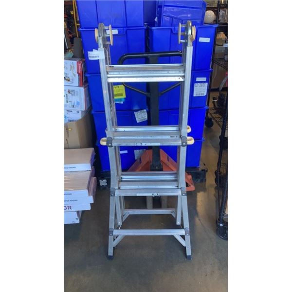 MASTERCRAFT MULTI TASK LADDER - FOLDING EXTENDING ALUMINUM LADDER