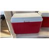 Image 8 : 2 COOLERS AND CAST IRON PAN