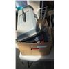 Image 8 : 3 BOXES OF POWER TOOLS, TOOLBOX, LAPTOP CASES AND MORE