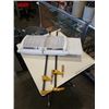 Image 1 : WINDOW FAN AND 2 BAR CLAMPS