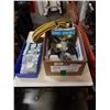 Image 2 : BOX OF ELECTRICAL, EXTENTION CORD AND TOGGLE SWITCHES