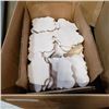 Image 2 : 10 BOXES OF WALL TILE 4 WHITE 5 GREY AND 1 DECORATIVE