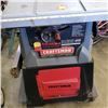 Image 2 : CRAFTSMAN 10 IN TABLESAW WITH STAND WORKING