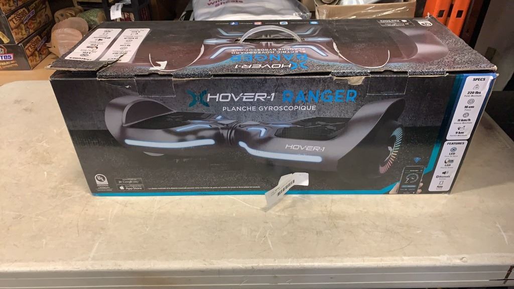 XHOVER-1 RANGER ELECTRIC HOVERBOARD - TESTED WORKING, RETAIL $299