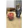 Image 2 : 2 BOXES OF BRASS FIGURES AND VARIOUS CHINA