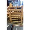 Image 2 : 48 BOTTLE WINE RACK AND 24 BOTTLE WINE RACK