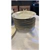 Image 2 : 36 PIECES BAVARIA CHINA - PALTES, BOWLS, SERVING BOWL, PLATTER