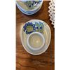 Image 2 : 6 FIGGJO FLINT NORWAY EGG CODDLERS AND BAVARIA PLATES
