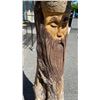 Image 2 : 5 FOOT WOOD CARVED TREE