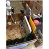 Image 8 : 2 BOXES OF GLASSWARE, CRYSTAL AND COLLECTIBLES