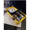 Image 2 : TOOLBOX WITH RC PLANE PARTS, MOTORS, PROPELLORS