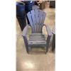 Image 2 : 2 PLASTIC ADIRONDACK CHAIRS