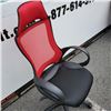 Image 3 : NEW BRASSEX EZRA GAMING CHAIR RED/BLACK - RETAIL $199