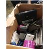 Image 2 : TOTE AND 2 BOXES OF ELECTRONICS, PARTS ALIENWARE LAPTOP