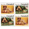 Image 1 : Canada Post Canada Stamp #567a - Algonkian Indians #566 and #567 - Four Total