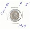 Image 1 : 1919 Canadian Silver Five Cent