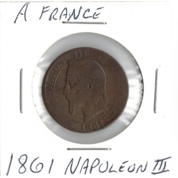 1861 France Five Centimes