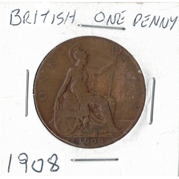 1908 British One Penny