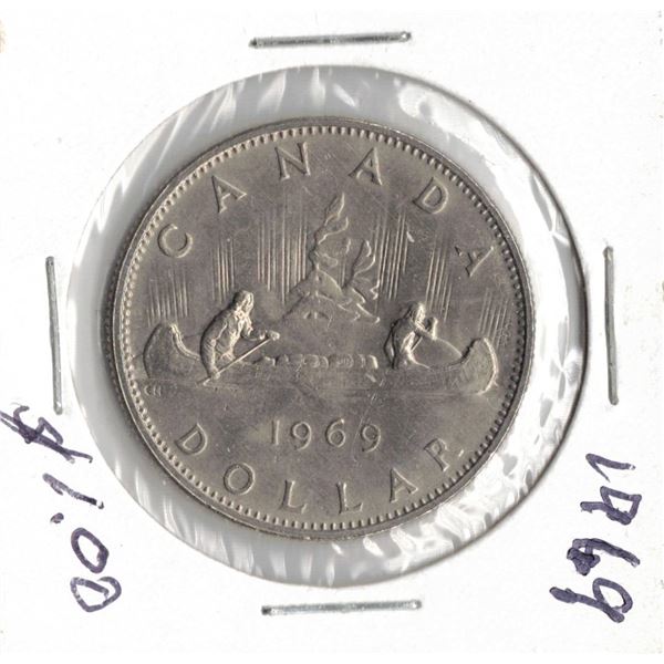 1969 Canadian Nickel Dollar