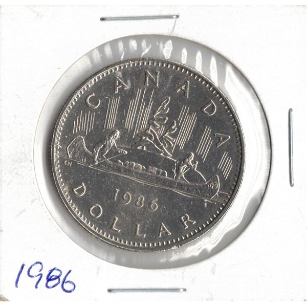 1986 Canadian Nickel Dollar