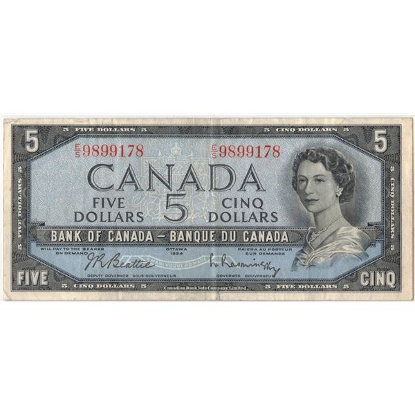 1954 Bank of Canada Five Dollar Bill - ES9899178