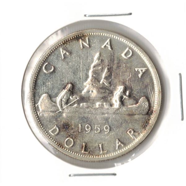 1959 Canadian Silver Dollar