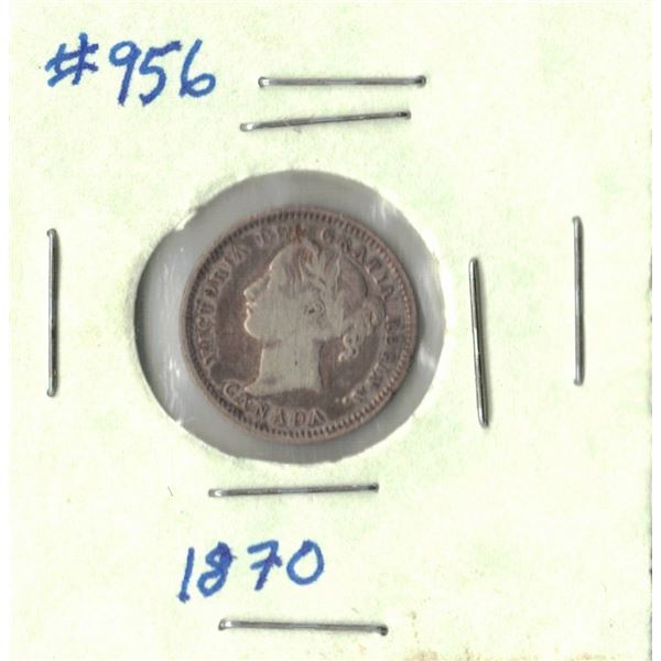 1870 Canadian Silver Ten Cent