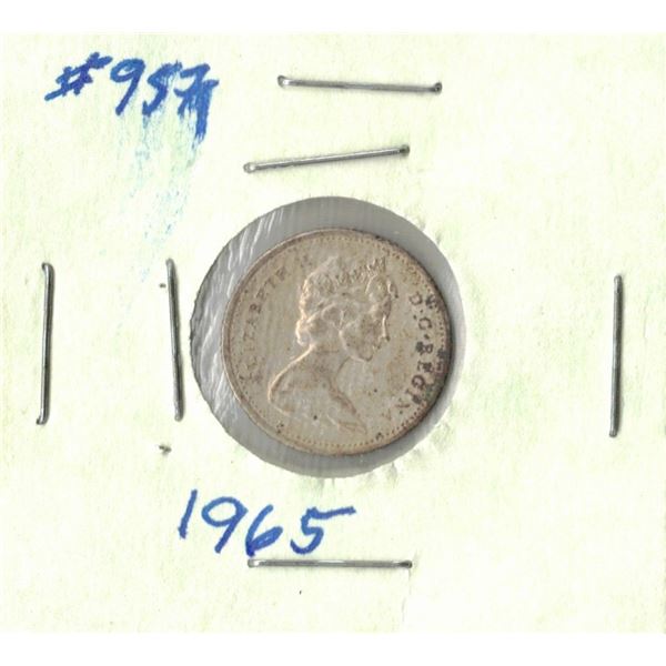 1965 Canadian Silver Ten Cent