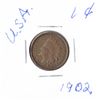 Image 1 : 1902 USA Indian Head Penny