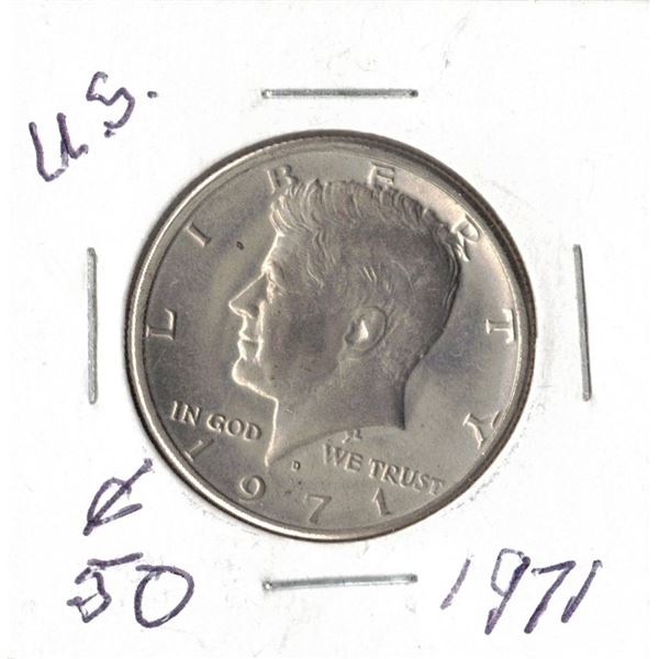 1971 USA JFK Half Dollar