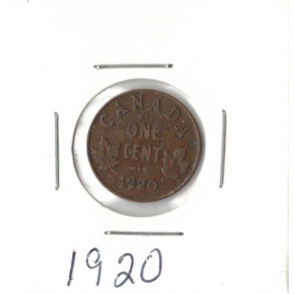 1920 Canadian Small Cent