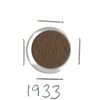 Image 1 : 1933 Canadian Cent