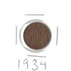 Image 1 : 1934 Canadian Cent